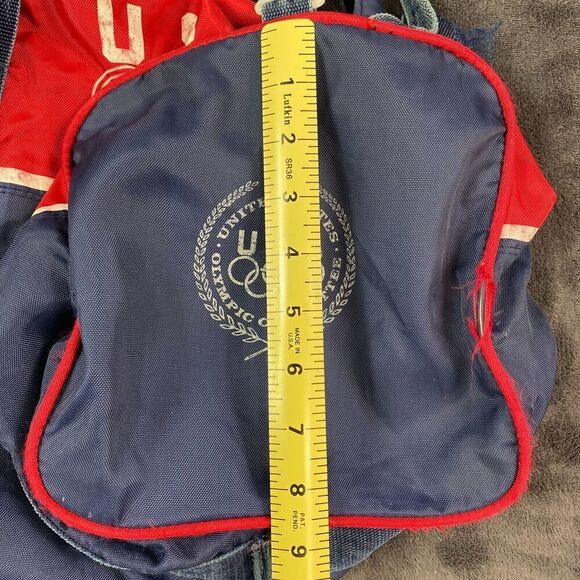 Vintage 1980 Lake Placid USA Olympic Games OLYMPIAD Duffel Bag & Tie See Dscrpt - Picture 12 of 16